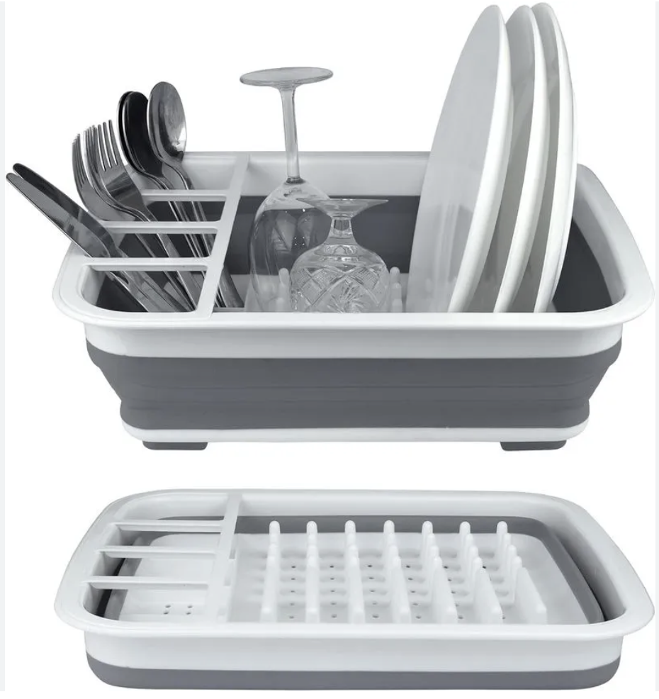 Escurridor De Platos Plastico Plegable